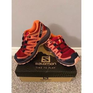 Salomon  speedcross girl shoes size 13